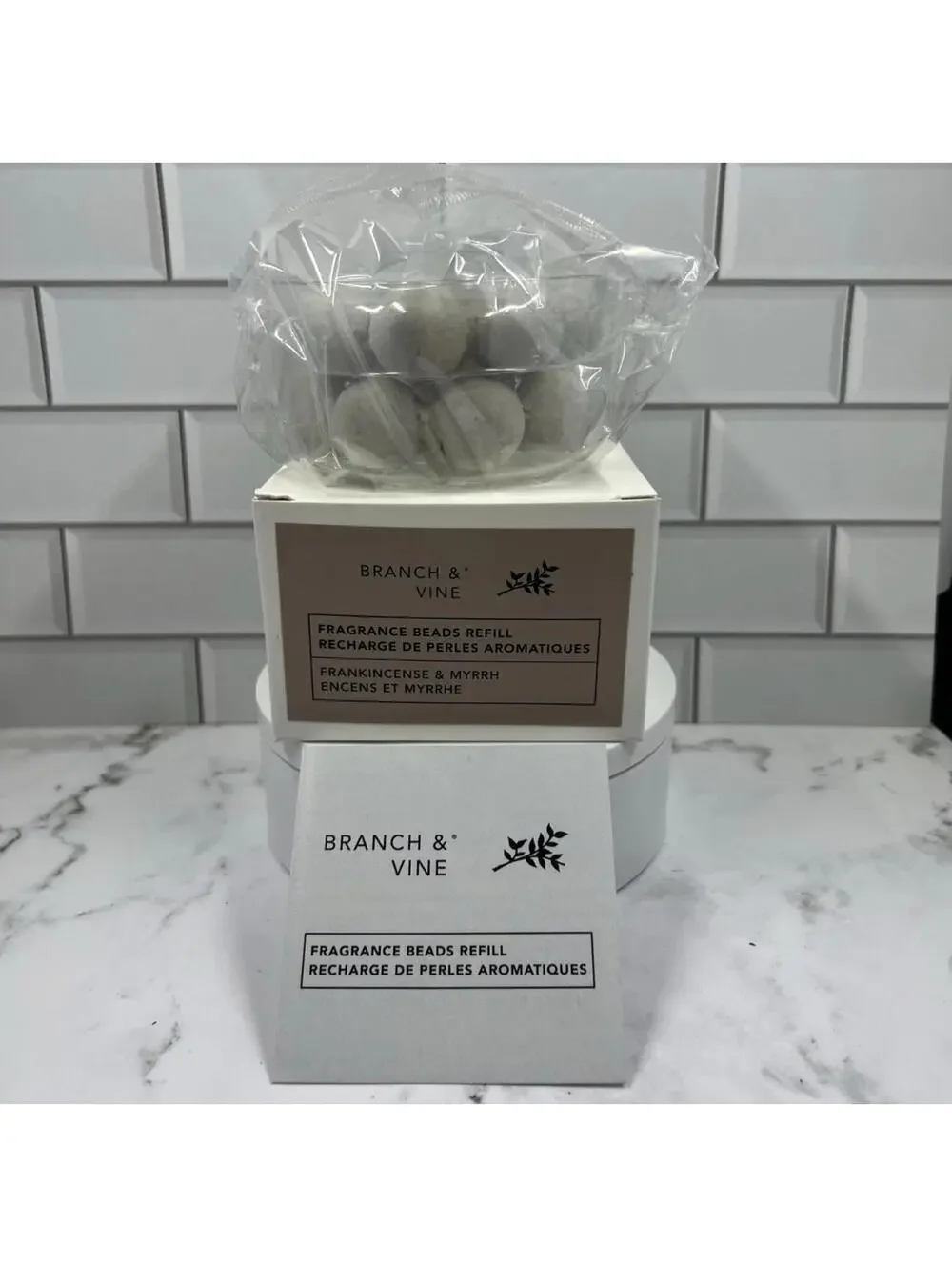 3 Boxes Branch & Vine Cintas Fragrance Beads Refill Frankincense Myrrh